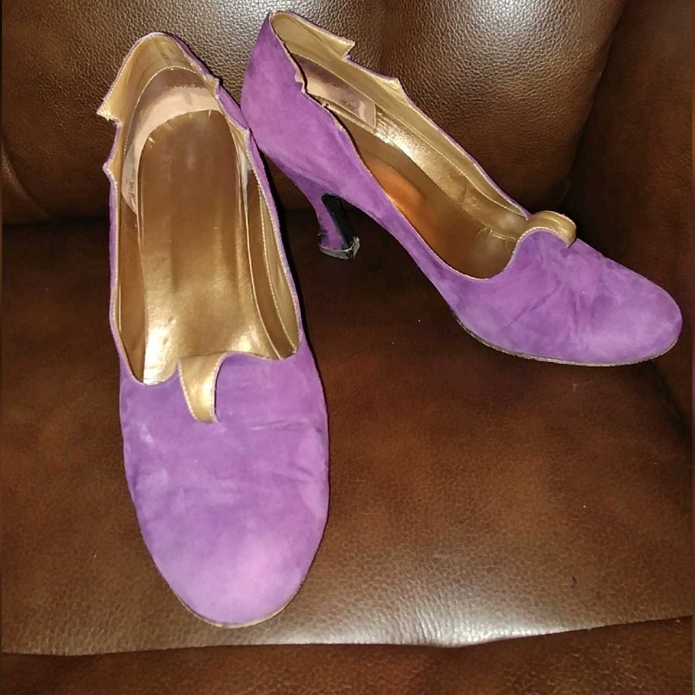 Peter Fox vintage purple heels